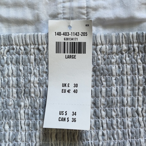 NWT! Abercrombie Striped Crop Top - Picture 4 of 4